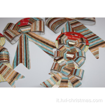 Festa di Natale dell&#39;arco del nastro di spostamento di regalo della decorazione
